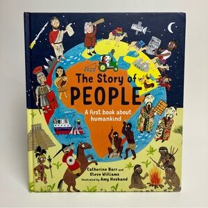 Children's Book Illustrated Documentary The Story of People Humankind History